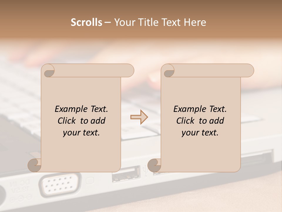 Communication Technology Person PowerPoint Template