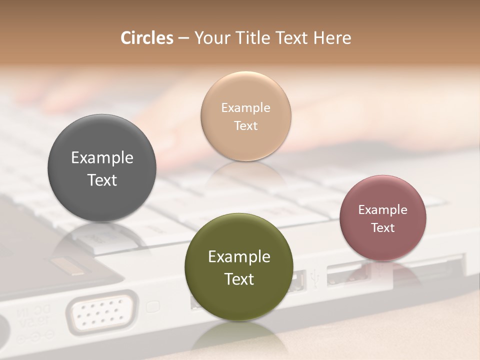 Communication Technology Person PowerPoint Template