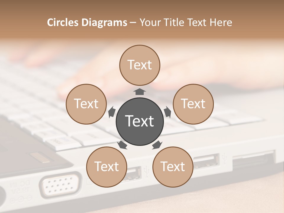 Communication Technology Person PowerPoint Template