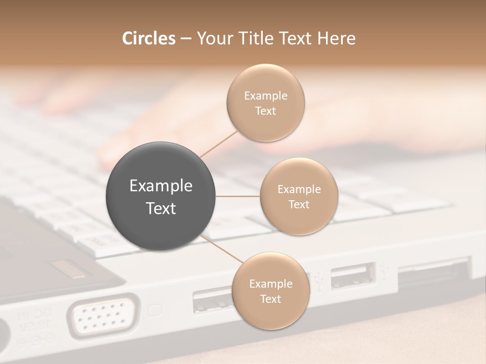 Communication Technology Person PowerPoint Template