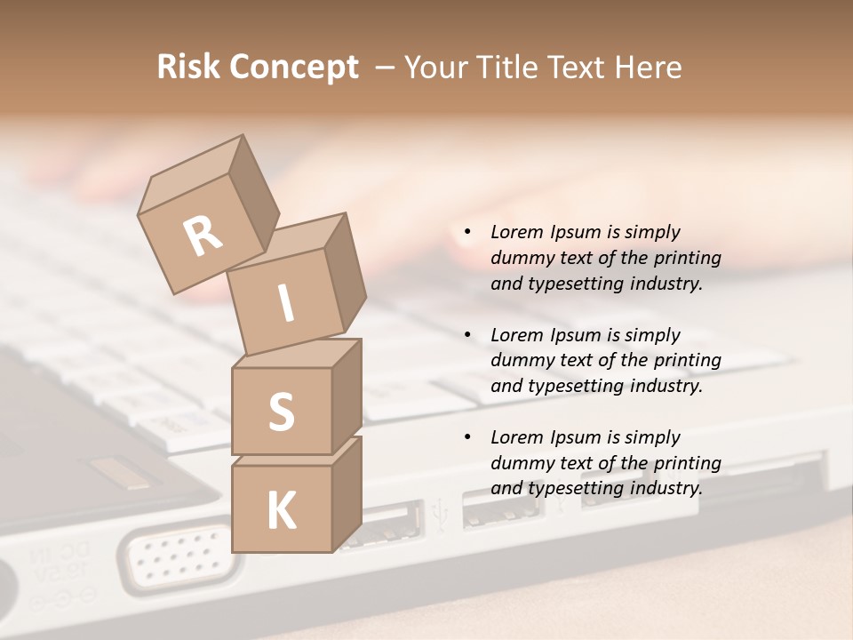 Communication Technology Person PowerPoint Template