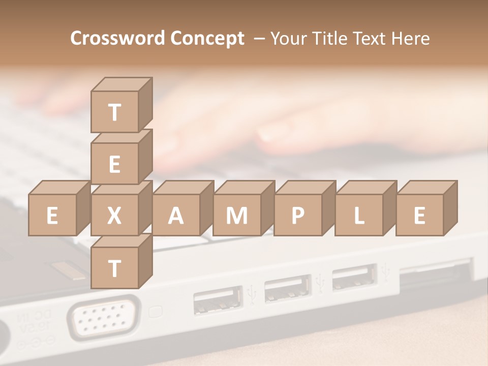 Communication Technology Person PowerPoint Template