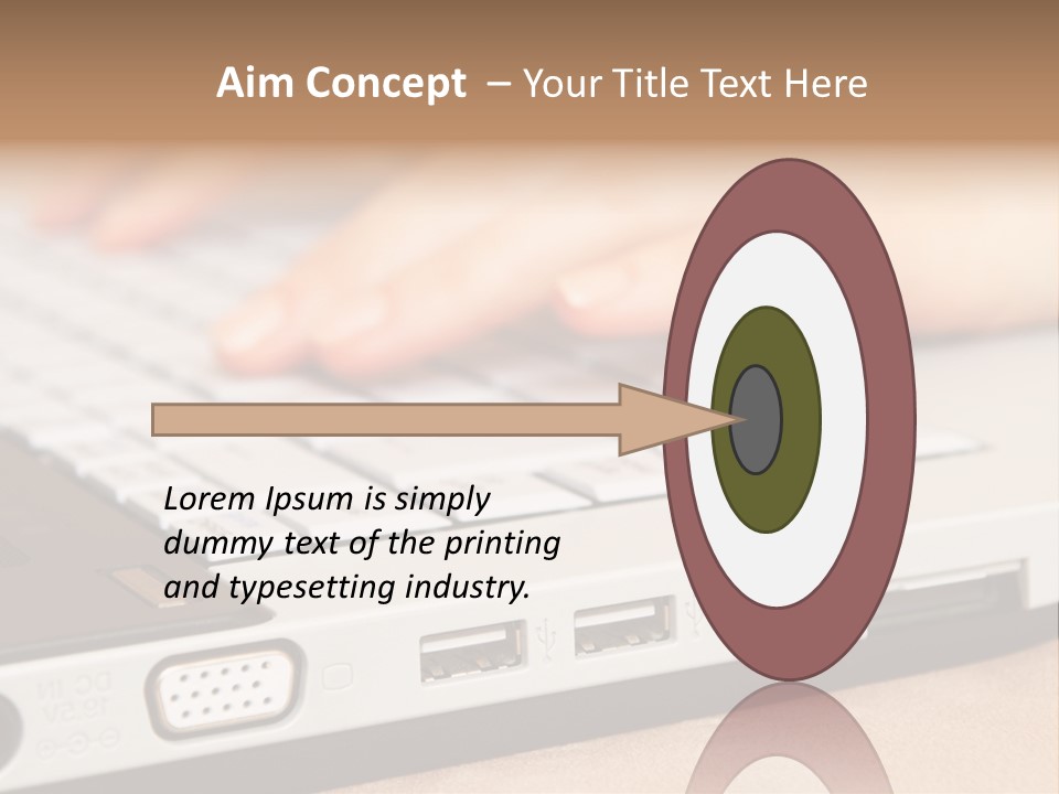 Communication Technology Person PowerPoint Template