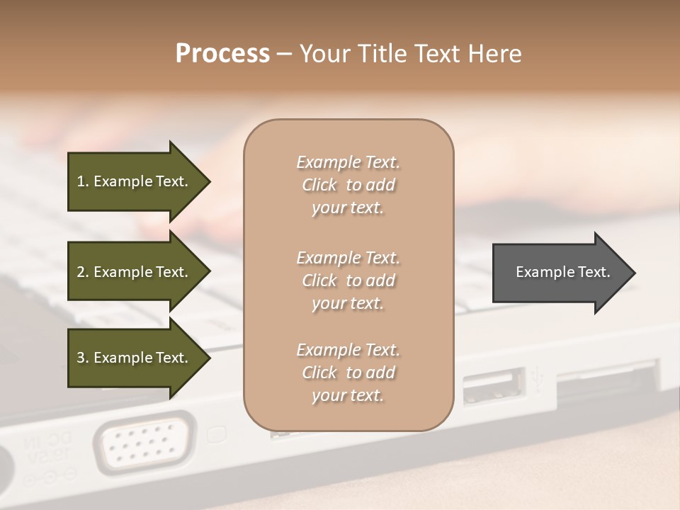 Communication Technology Person PowerPoint Template