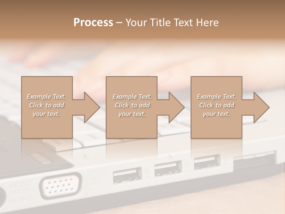 Communication Technology Person PowerPoint Template
