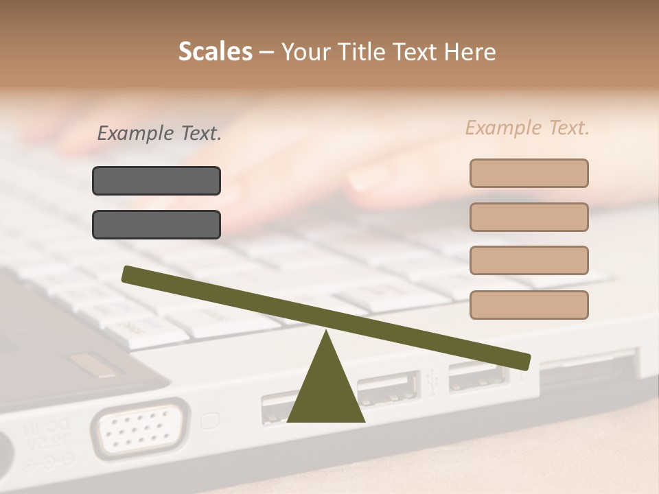 Communication Technology Person PowerPoint Template