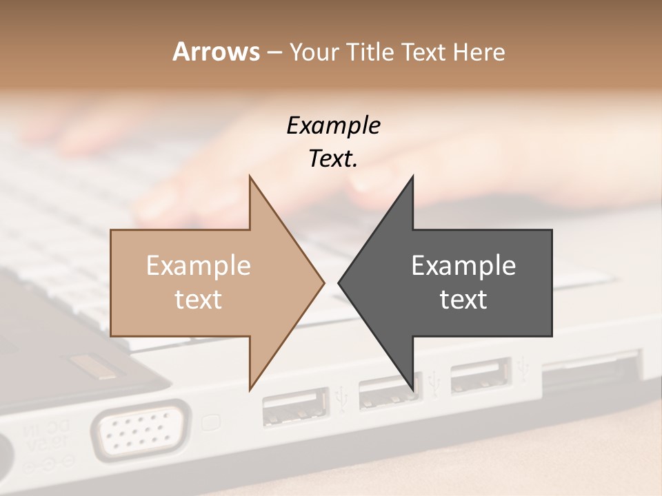 Communication Technology Person PowerPoint Template