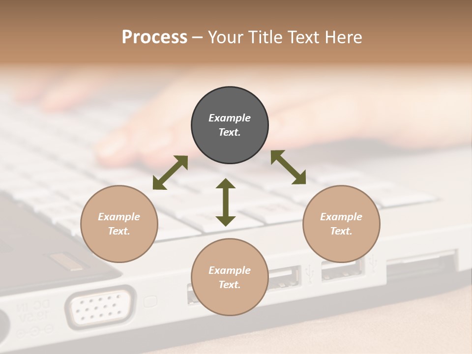 Communication Technology Person PowerPoint Template