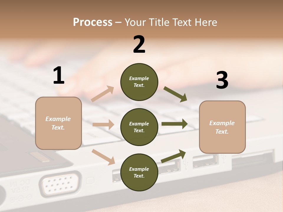 Communication Technology Person PowerPoint Template