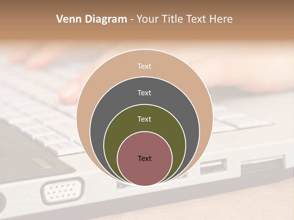 Communication Technology Person PowerPoint Template