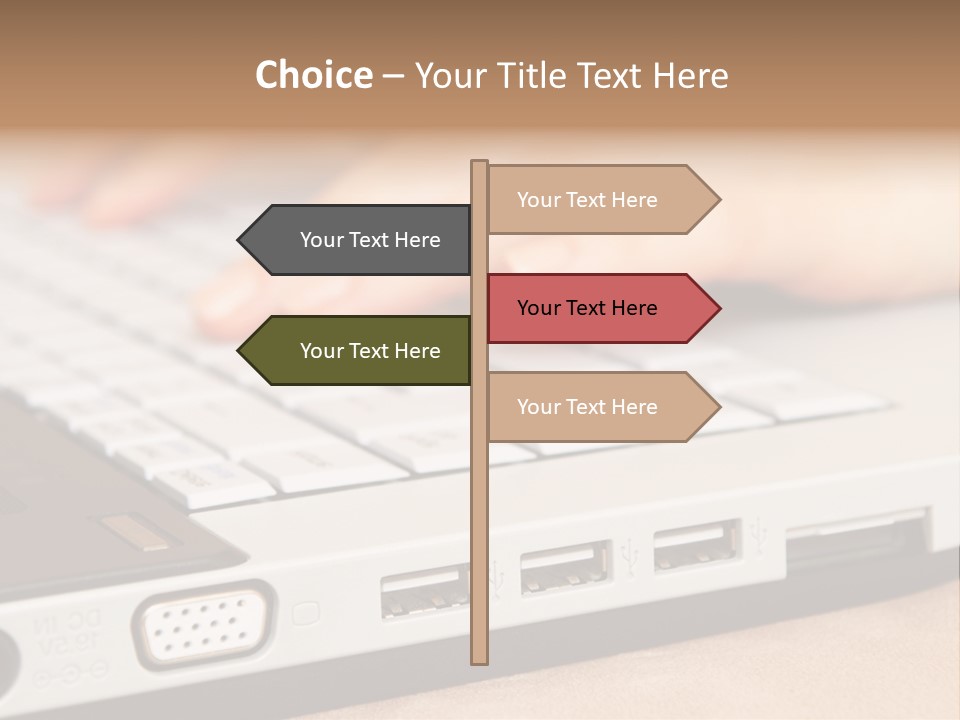 Communication Technology Person PowerPoint Template