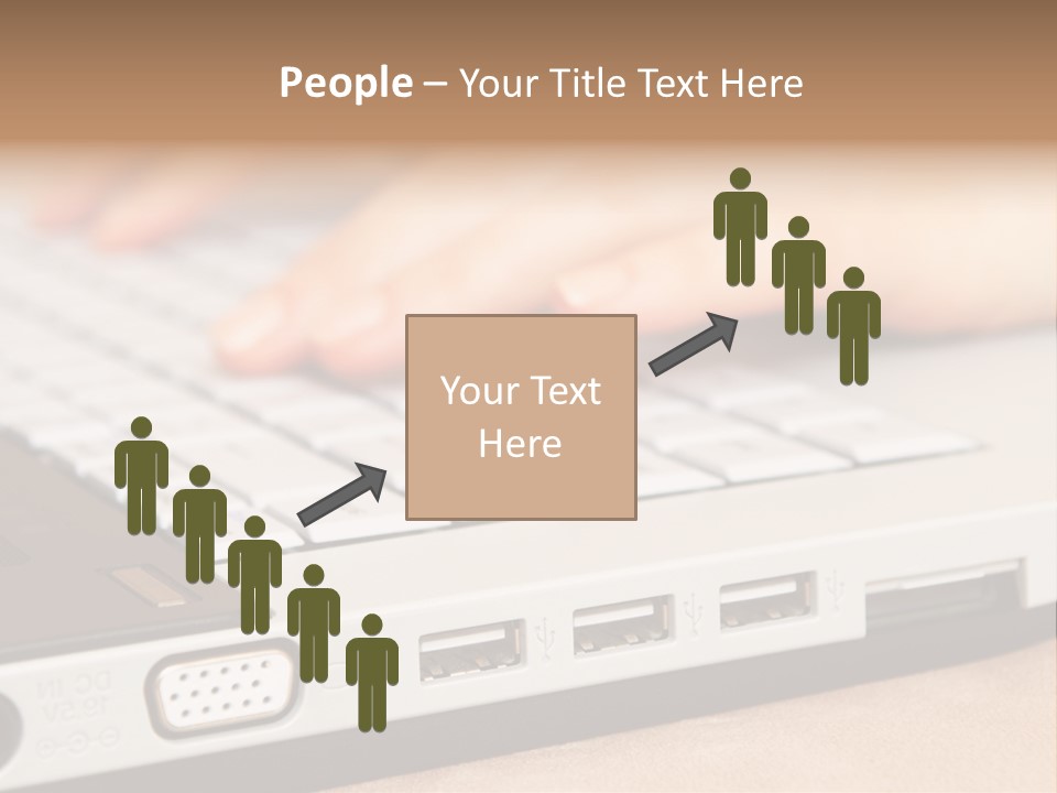 Communication Technology Person PowerPoint Template