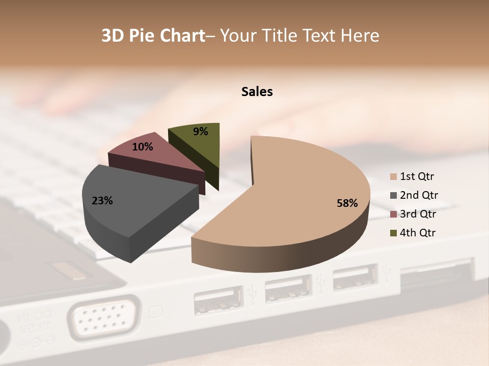 Communication Technology Person PowerPoint Template