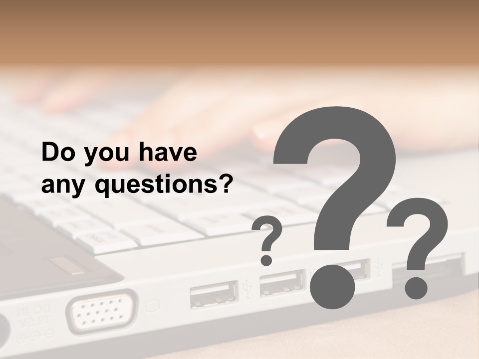 Communication Technology Person PowerPoint Template