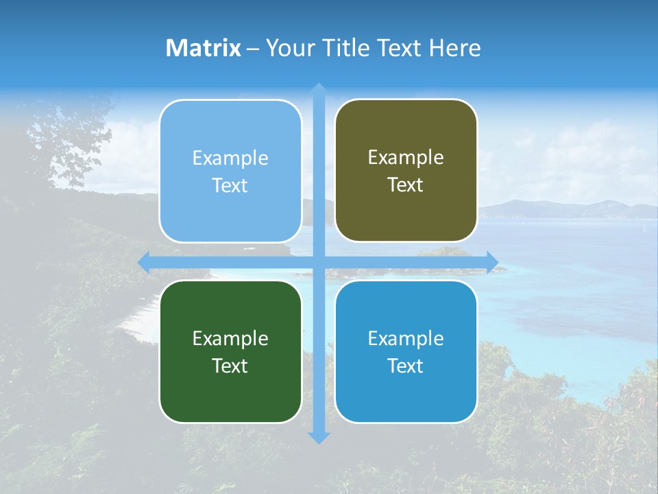 Snorkel Aqua Sunny PowerPoint Template