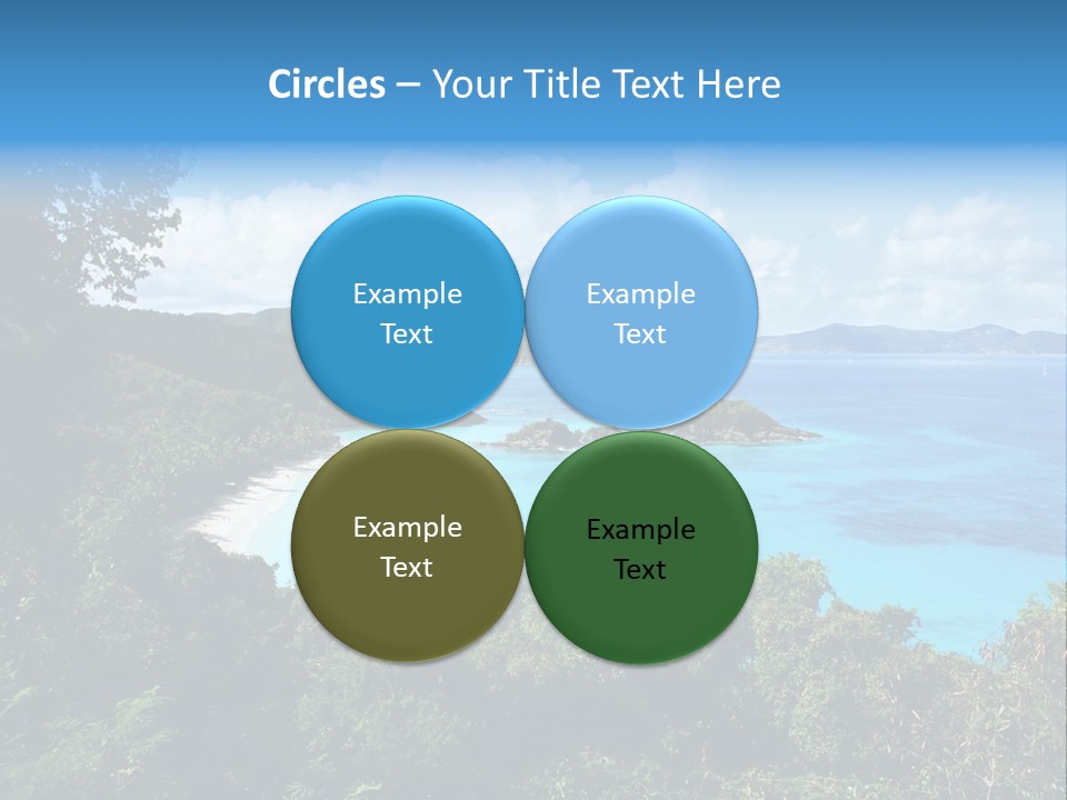 Snorkel Aqua Sunny PowerPoint Template