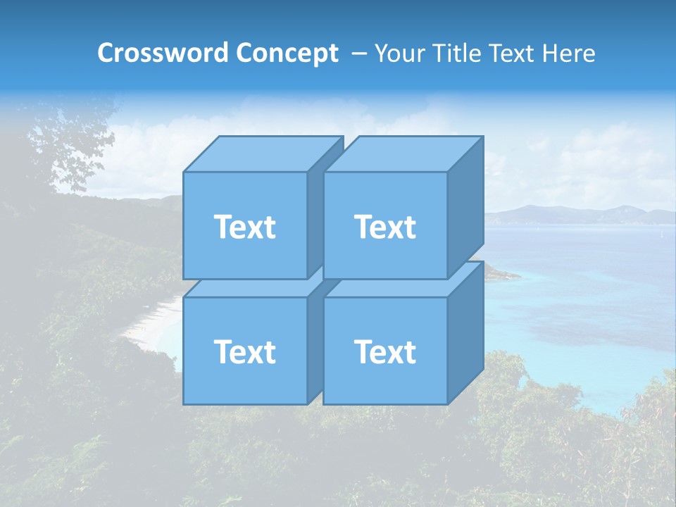 Snorkel Aqua Sunny PowerPoint Template