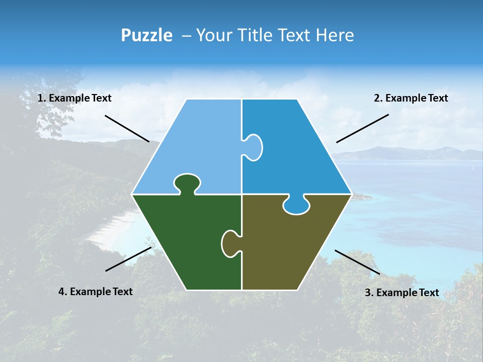 Snorkel Aqua Sunny PowerPoint Template