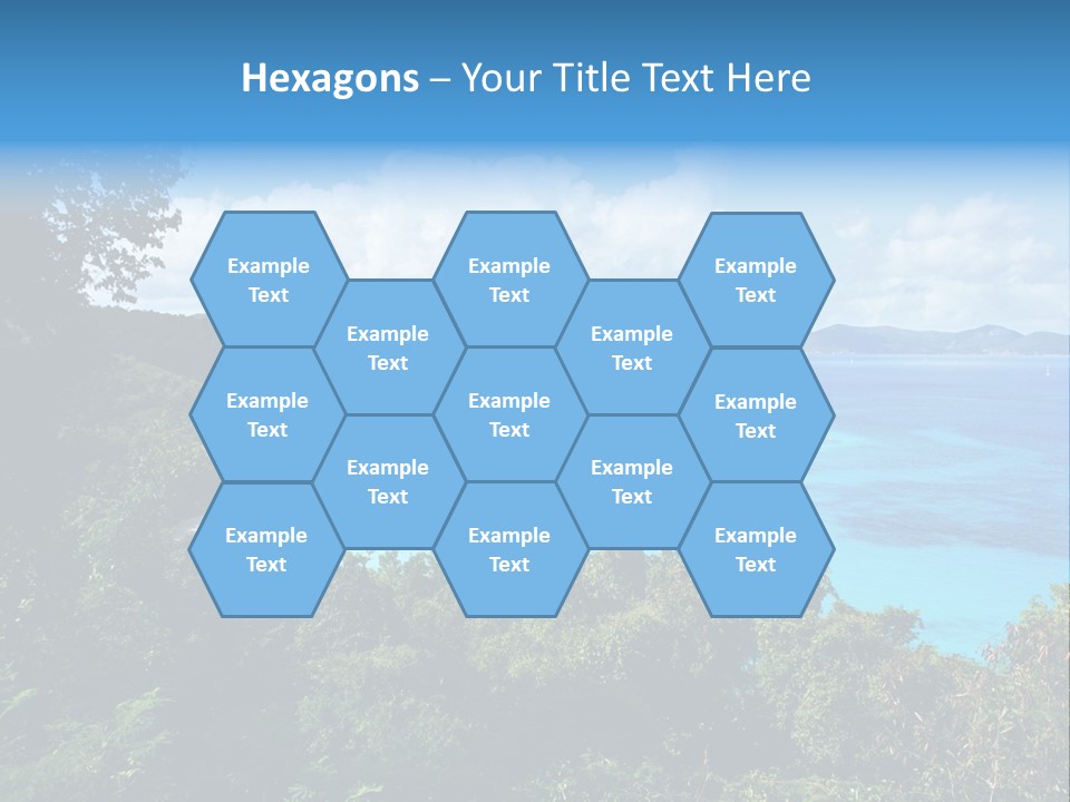 Snorkel Aqua Sunny PowerPoint Template