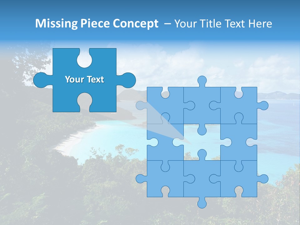 Snorkel Aqua Sunny PowerPoint Template