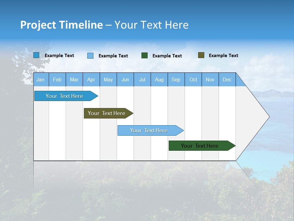 Snorkel Aqua Sunny PowerPoint Template
