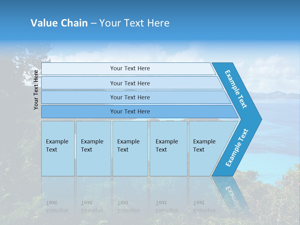 Snorkel Aqua Sunny PowerPoint Template