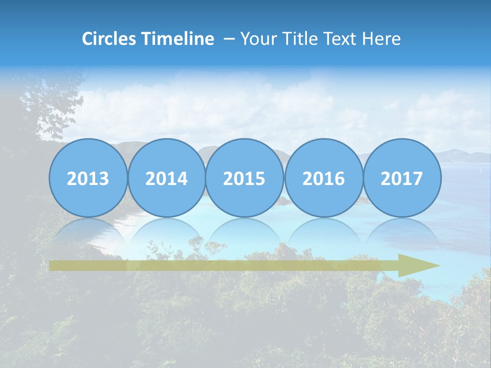 Snorkel Aqua Sunny PowerPoint Template