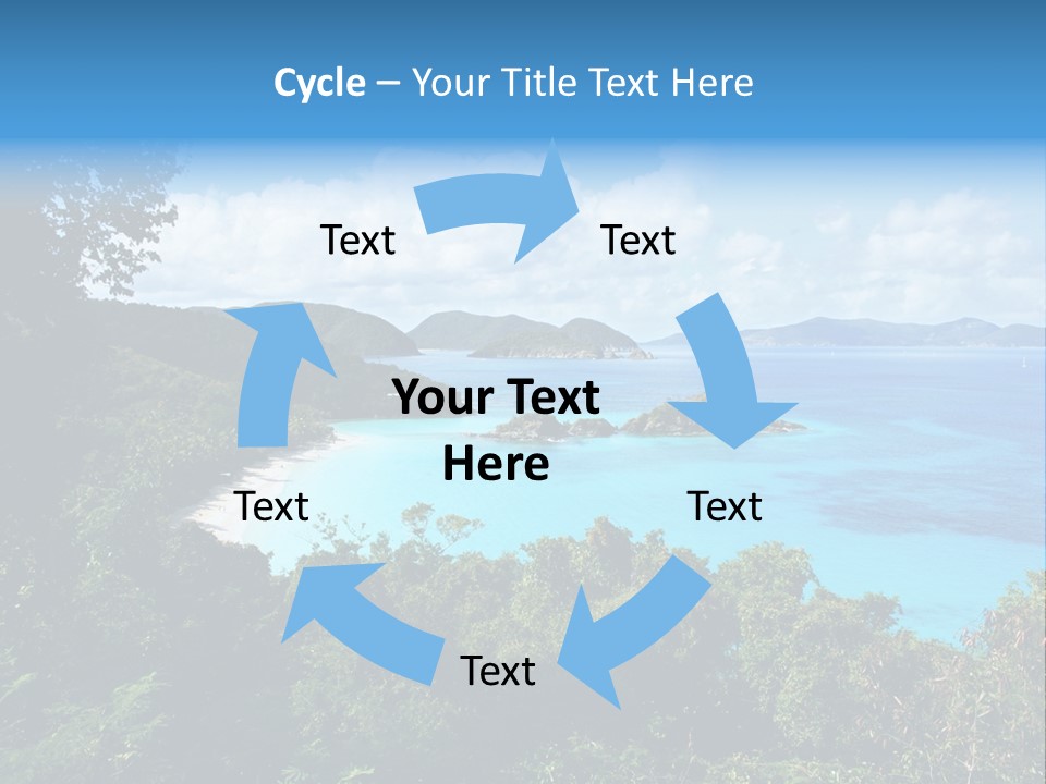 Snorkel Aqua Sunny PowerPoint Template