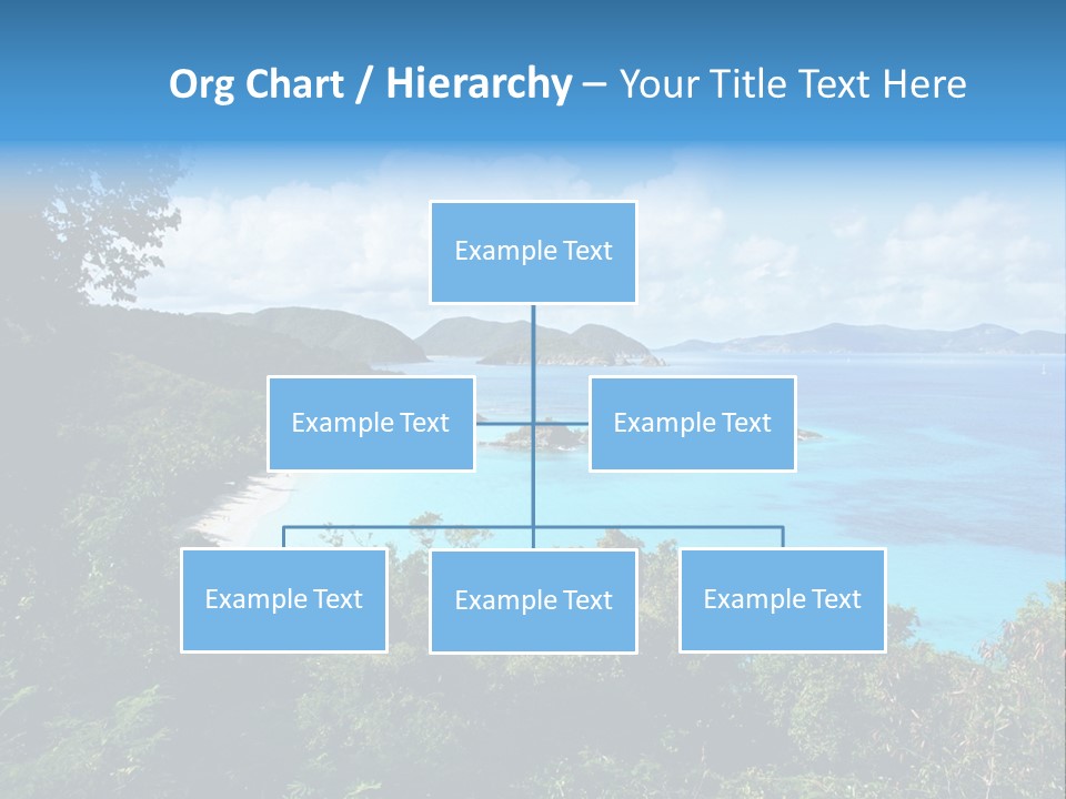 Snorkel Aqua Sunny PowerPoint Template