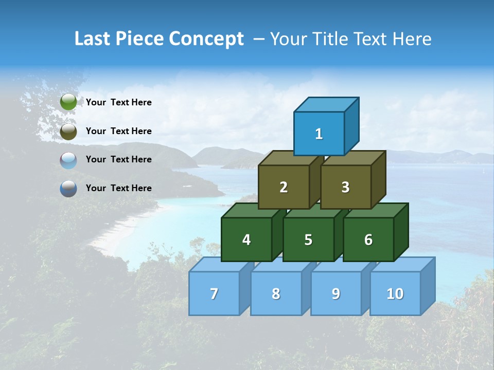 Snorkel Aqua Sunny PowerPoint Template