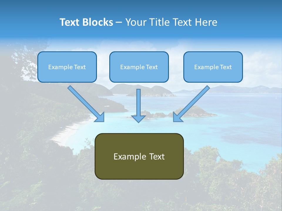 Snorkel Aqua Sunny PowerPoint Template