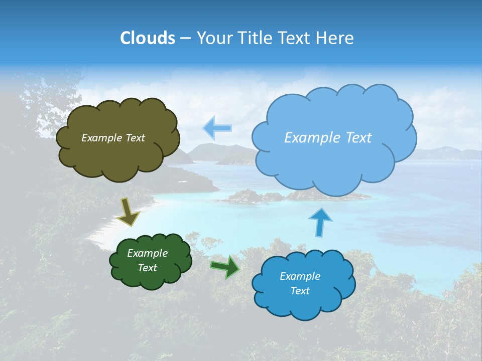 Snorkel Aqua Sunny PowerPoint Template