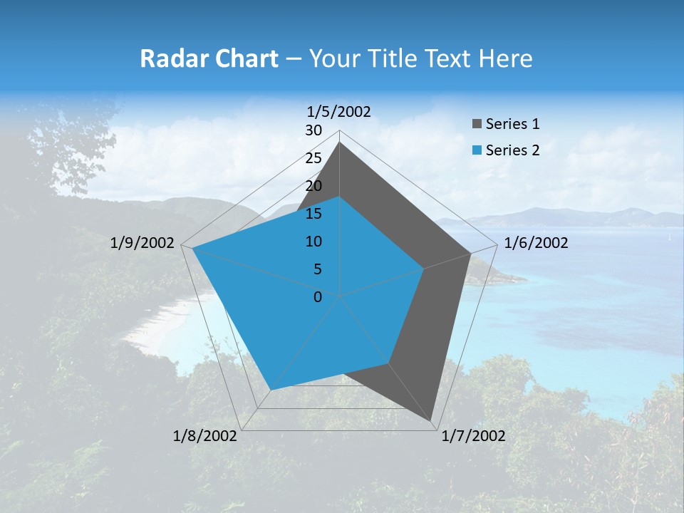 Snorkel Aqua Sunny PowerPoint Template