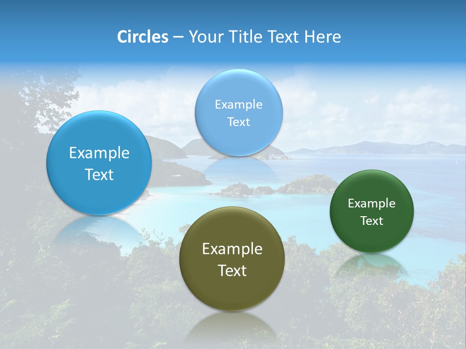 Snorkel Aqua Sunny PowerPoint Template