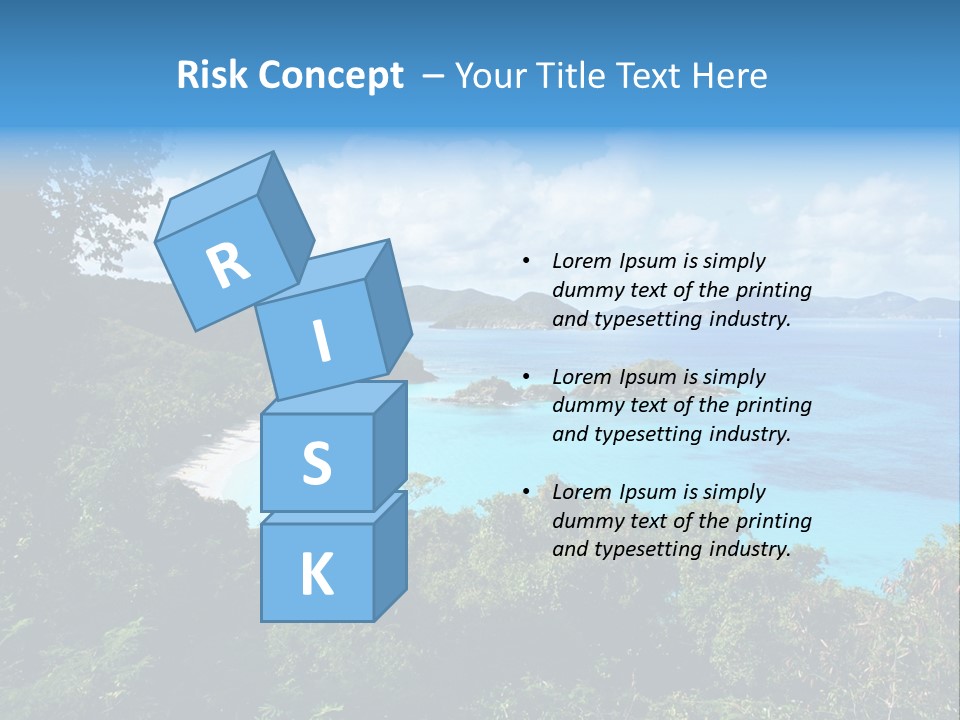 Snorkel Aqua Sunny PowerPoint Template