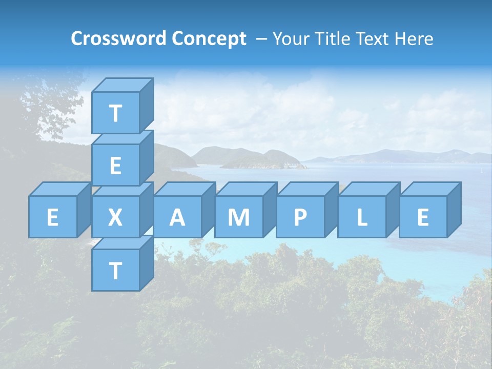 Snorkel Aqua Sunny PowerPoint Template