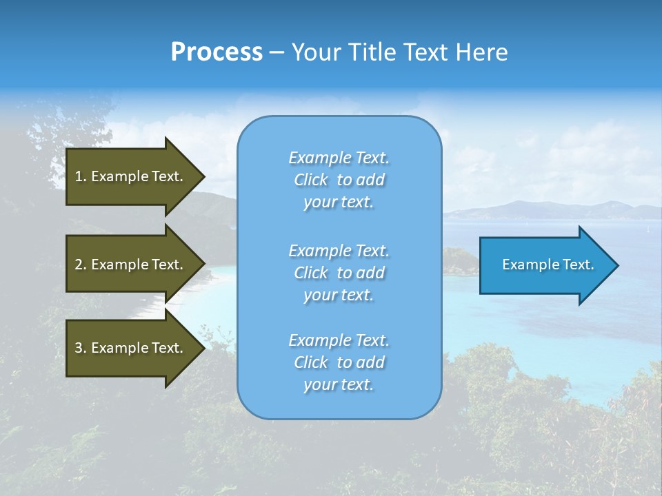 Snorkel Aqua Sunny PowerPoint Template