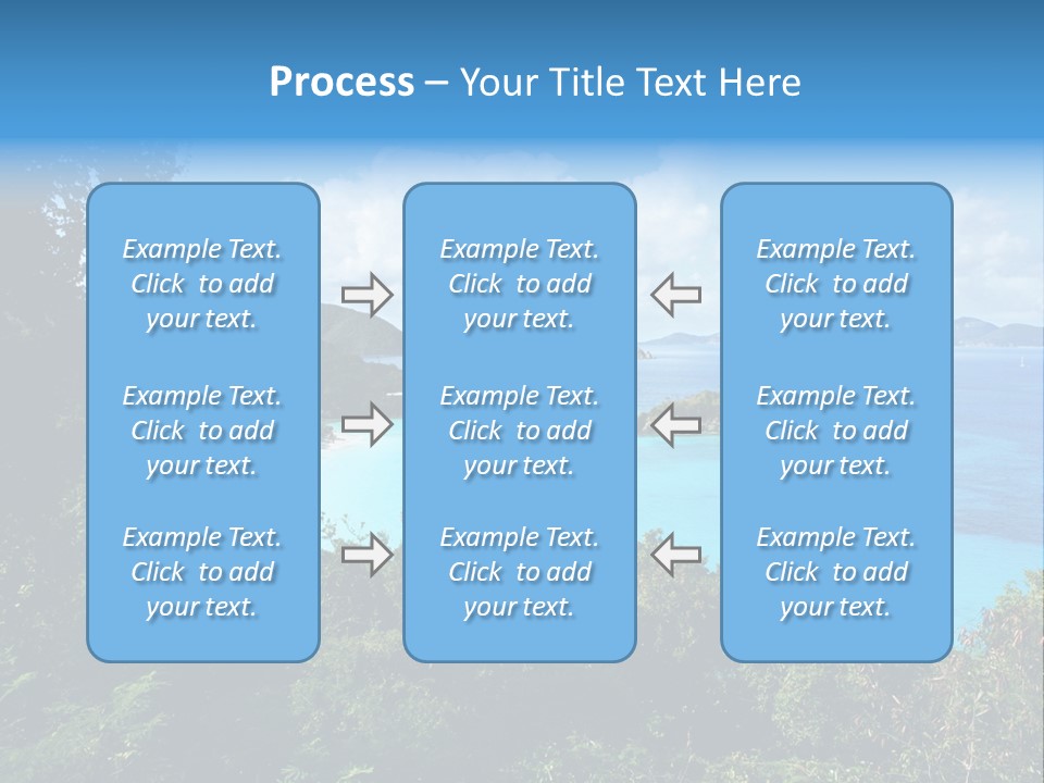 Snorkel Aqua Sunny PowerPoint Template