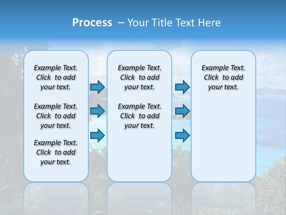 Snorkel Aqua Sunny PowerPoint Template