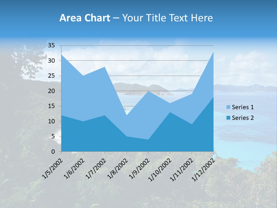 Snorkel Aqua Sunny PowerPoint Template