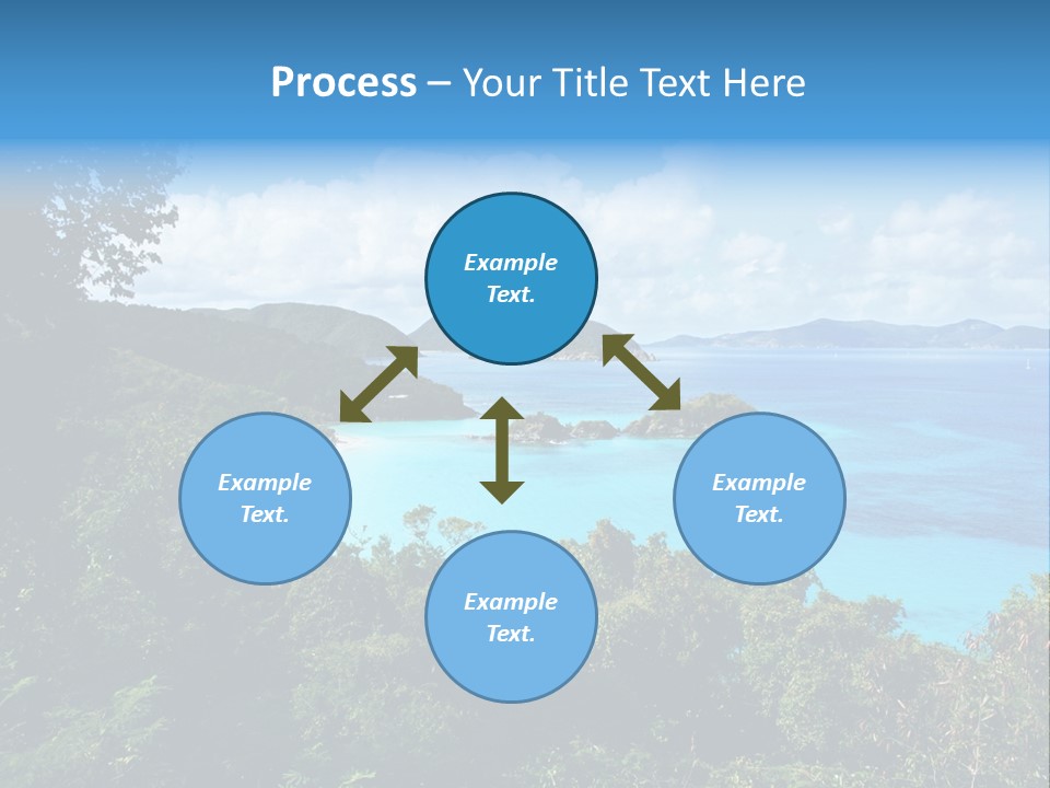 Snorkel Aqua Sunny PowerPoint Template