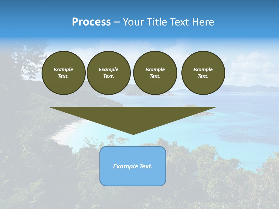 Snorkel Aqua Sunny PowerPoint Template