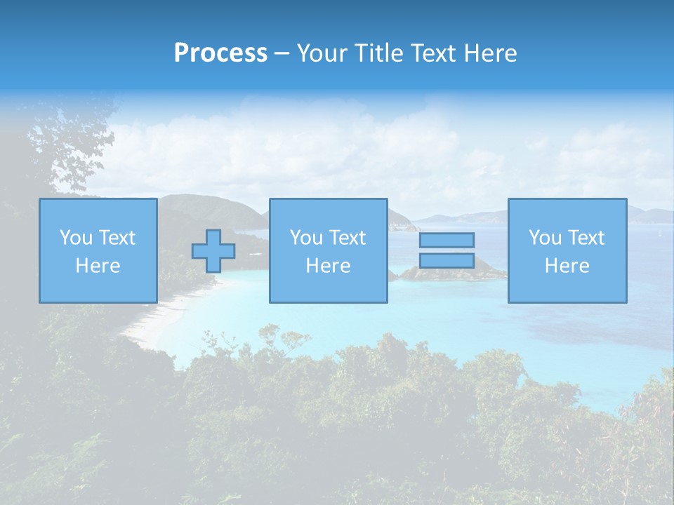 Snorkel Aqua Sunny PowerPoint Template