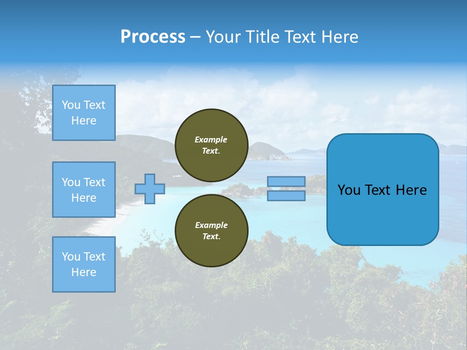 Snorkel Aqua Sunny PowerPoint Template