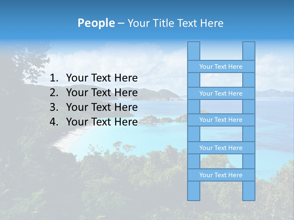 Snorkel Aqua Sunny PowerPoint Template