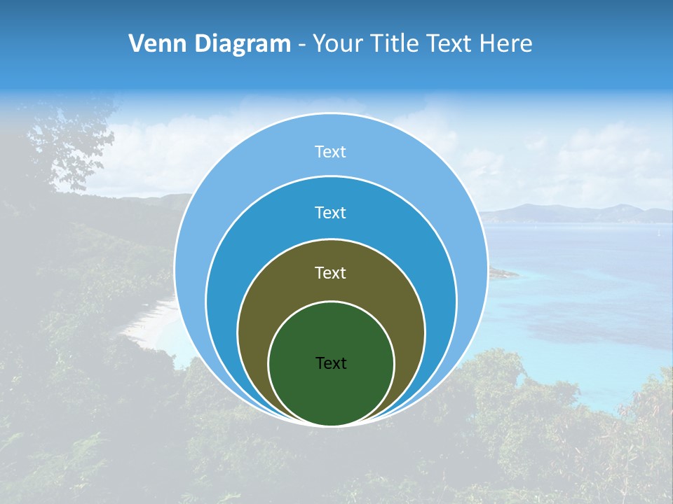 Snorkel Aqua Sunny PowerPoint Template