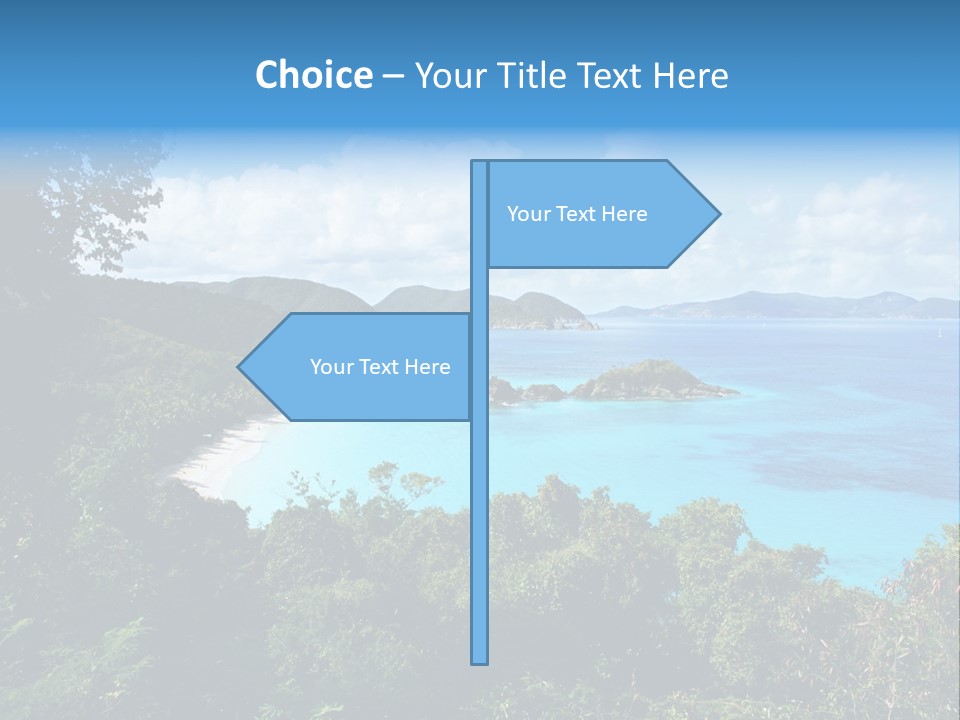 Snorkel Aqua Sunny PowerPoint Template