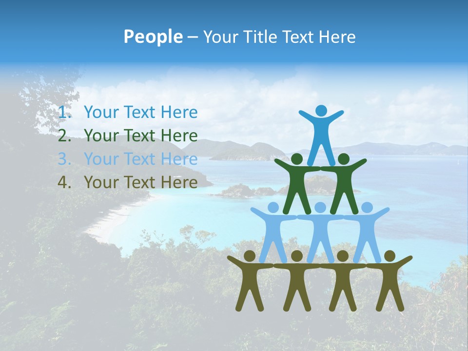 Snorkel Aqua Sunny PowerPoint Template