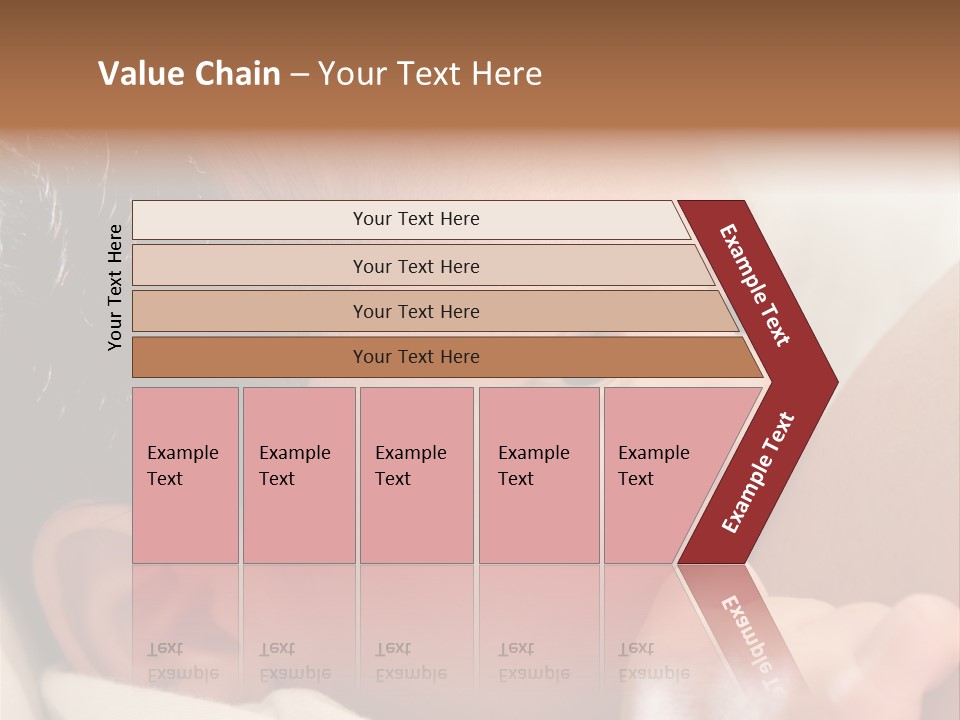 A Baby Is Holding His Hand Up To His Mouth PowerPoint Template