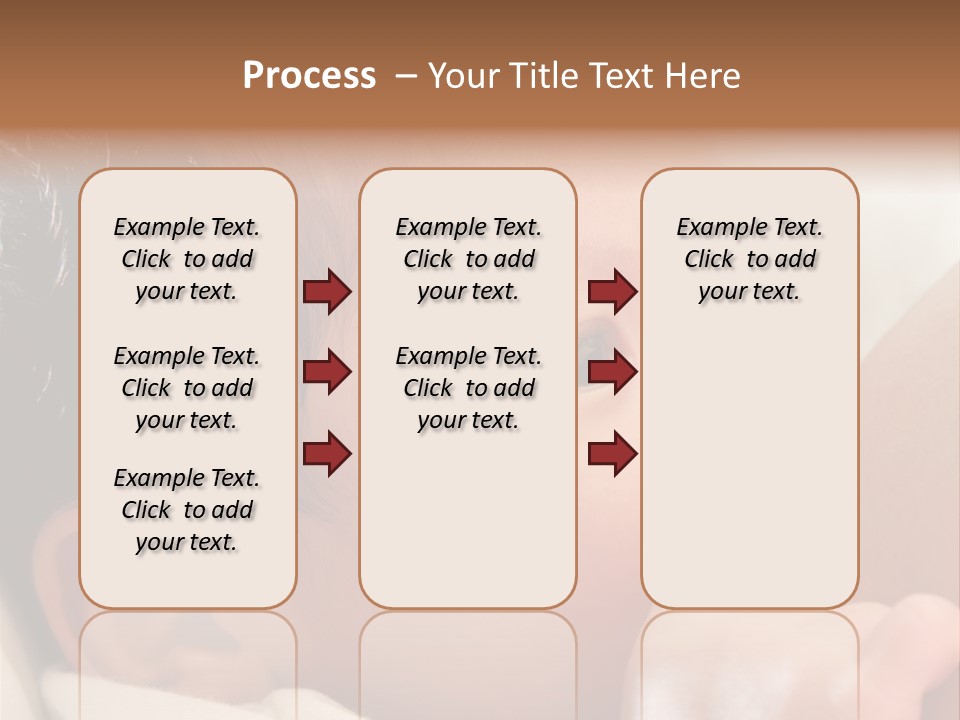 A Baby Is Holding His Hand Up To His Mouth PowerPoint Template
